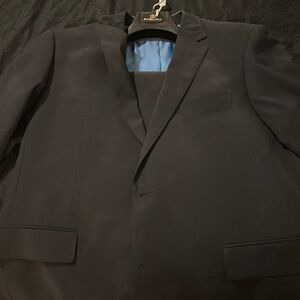 Black Men's Rivelino Suit Jacket and Pants 42/36